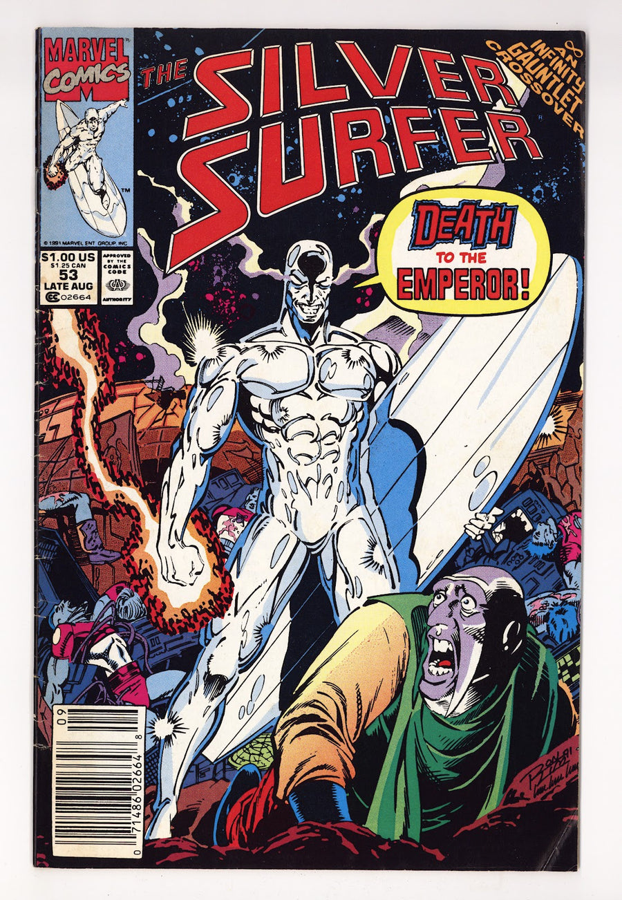 Silver Surfer Vol 3 53  Low Grade   (1991)   Newsstand
