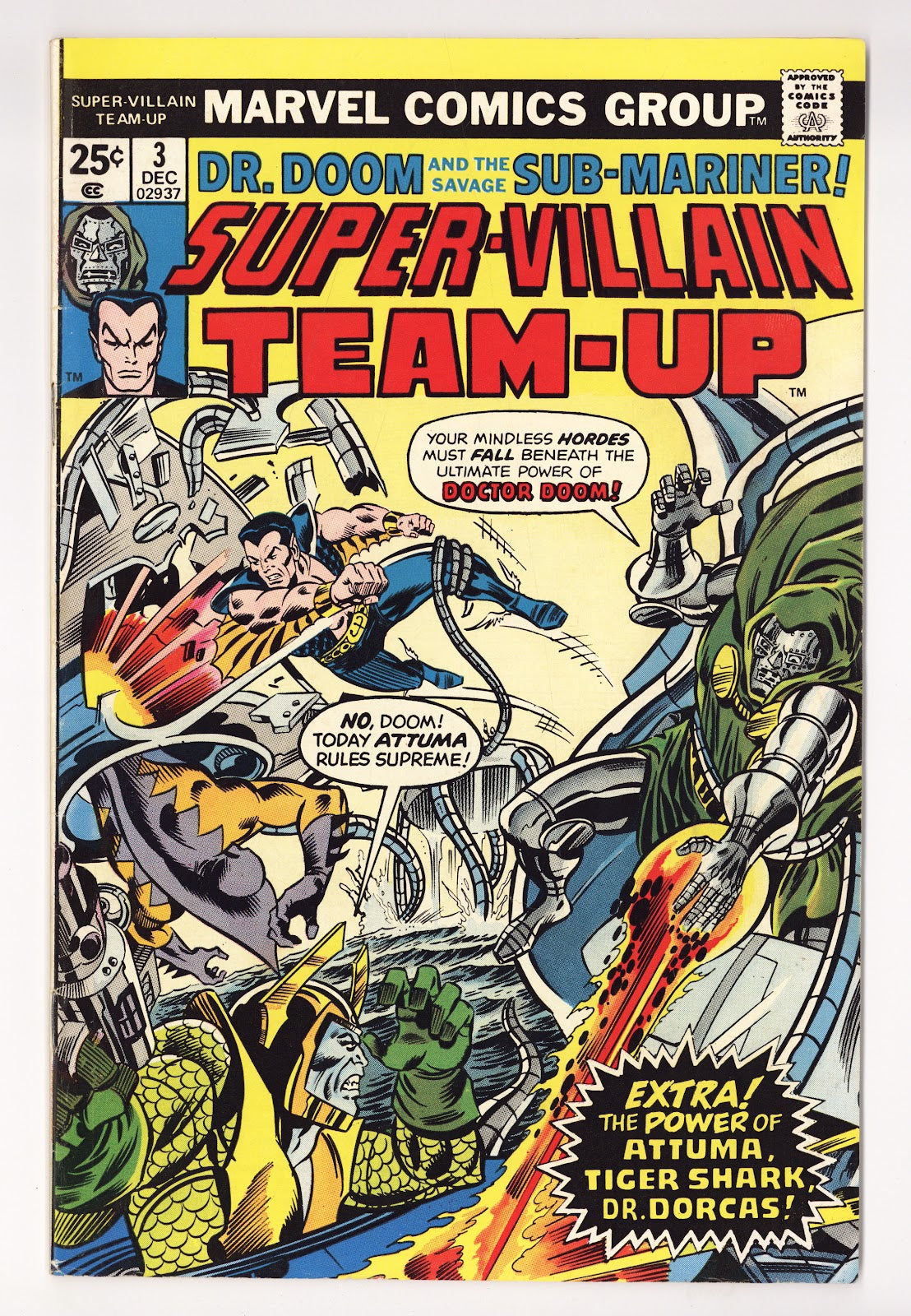 Super-Villain Team-Up   3  Mid Grade   (1975)     