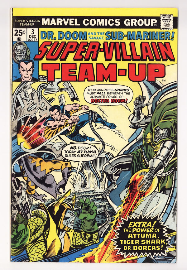 Super-Villain Team-Up   3  Mid Grade   (1975)