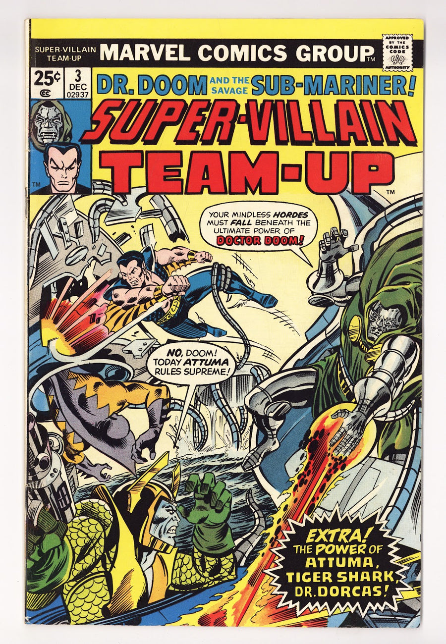 Super-Villain Team-Up   3  Mid Grade   (1975)     