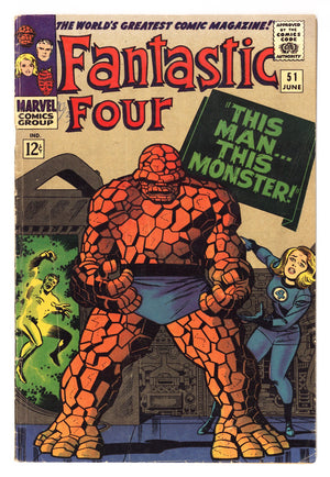 Fantastic Four Vol 1 51  VG (4.0)   (1966)