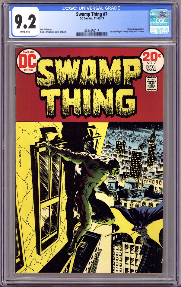 Swamp Thing Vol 1 7 CGC 9.2 (NM-)   (1973)