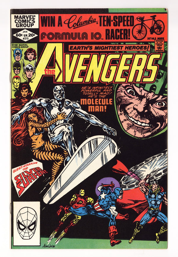 The Avengers Vol 1 215  Mid Grade   (1982)