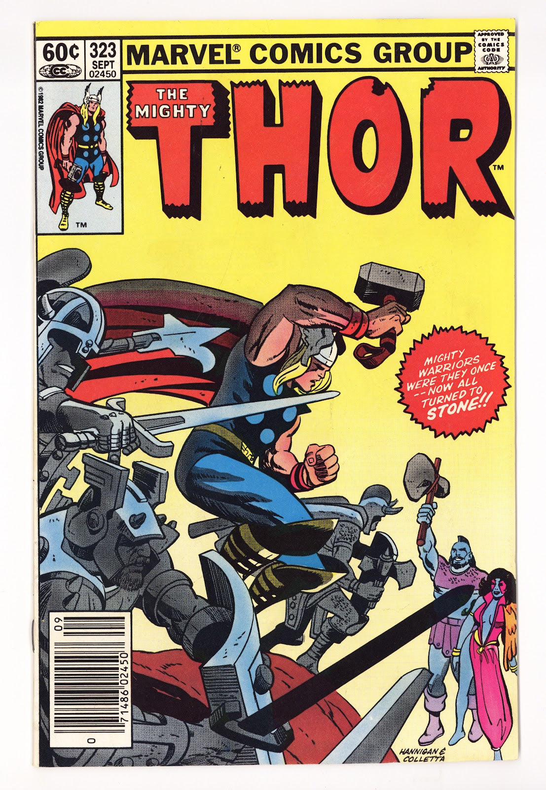 Thor Vol 1 323 Mid Grade (1982) Newsstand 