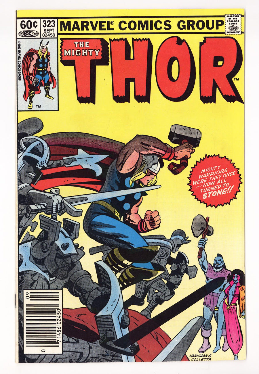 Thor Vol 1 323 Mid Grade (1982) Newsstand 