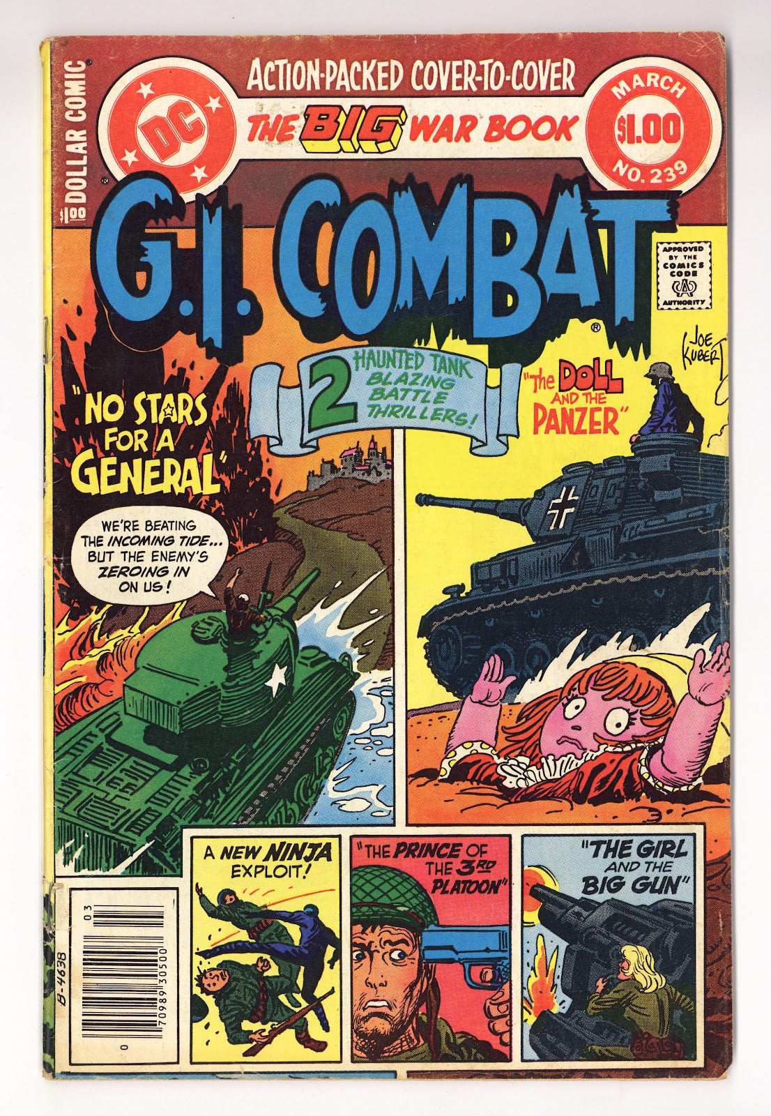 G.I. Combat Vol 1 239  Low Grade   (1982)   Newsstand
