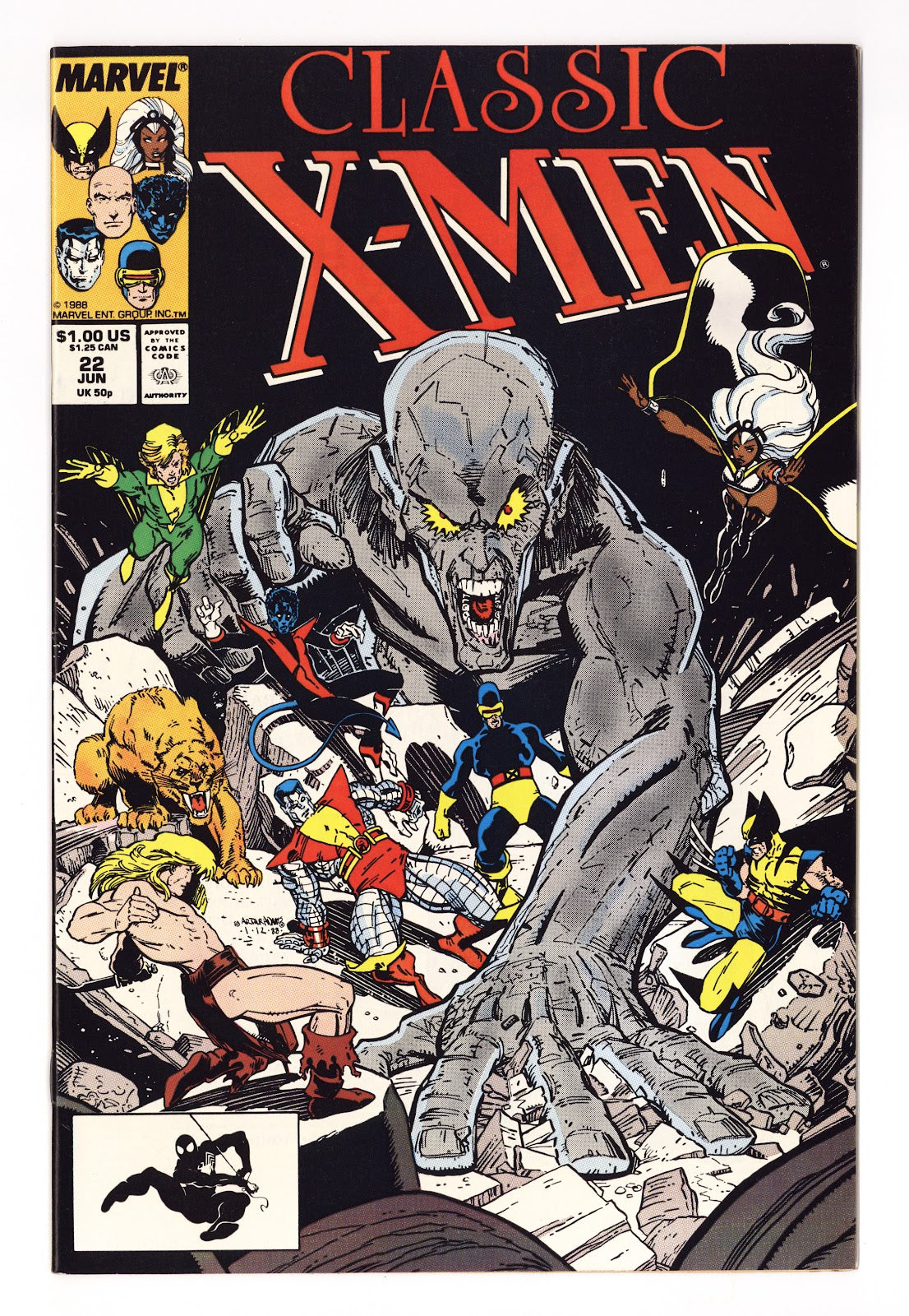 Classic X-Men 22 Mid Grade (1988) Direct 