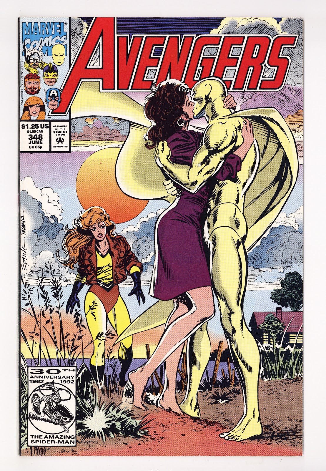 The Avengers Vol 1 348 High Grade (1992) 