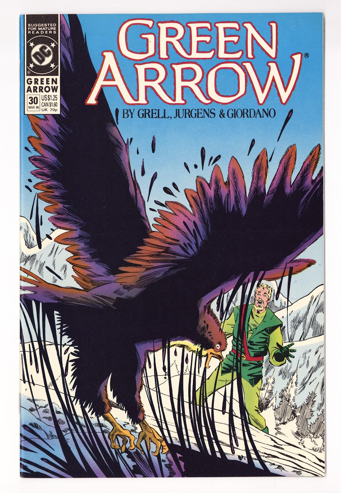 Green Arrow Vol 2 30  High Grade   (1990)