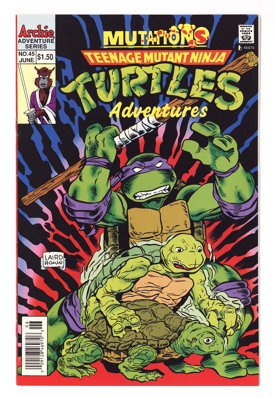 Teenage Mutant Ninja Turtles Adventures Vol 2 45  VF (8.0)   (1993)   Canadian  