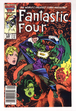 Fantastic Four Vol 1 290 Mid Grade (1986) Newsstand