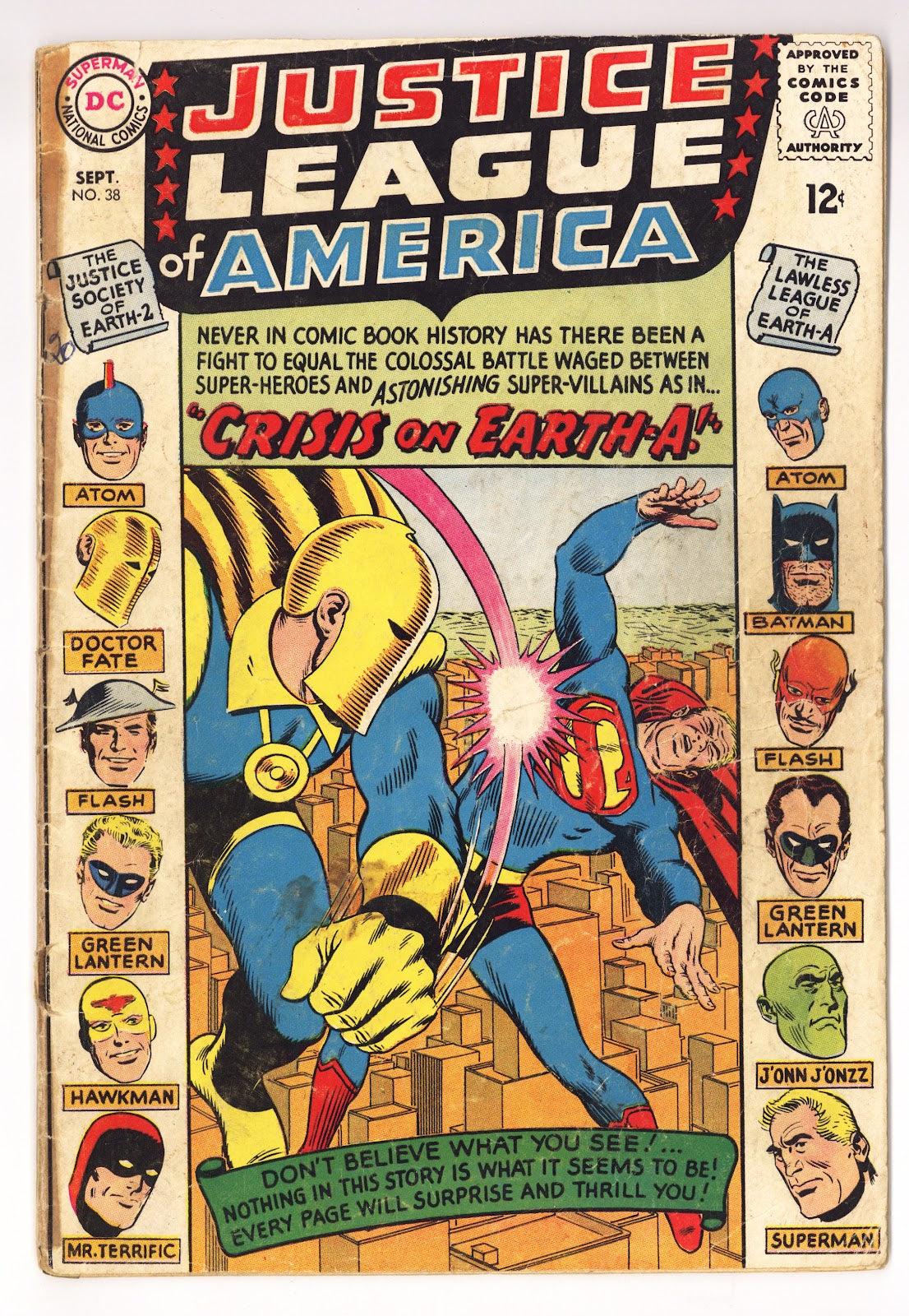 Justice League of America Vol 1 38  GD (2.0)   (1965)     