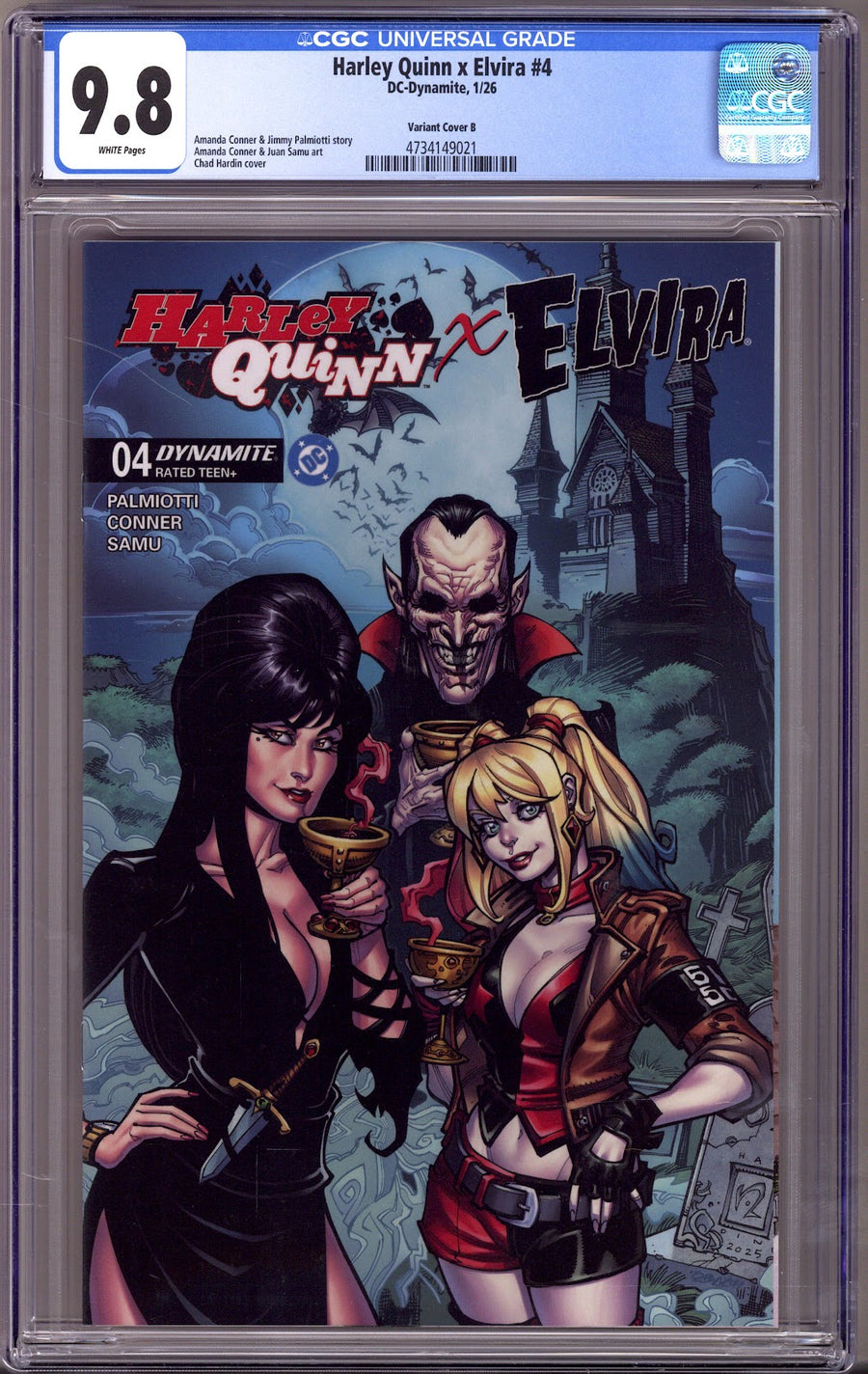 Harley Quinn x Elvira 4 CGC 9.8 (NM/M) (2026) Hardin Variant 