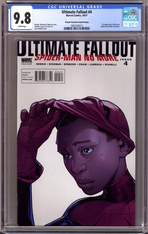 Ultimate Fallout   4 CGC 9.8 (NM/M)   (2011) Pichelli   2nd Print Variant