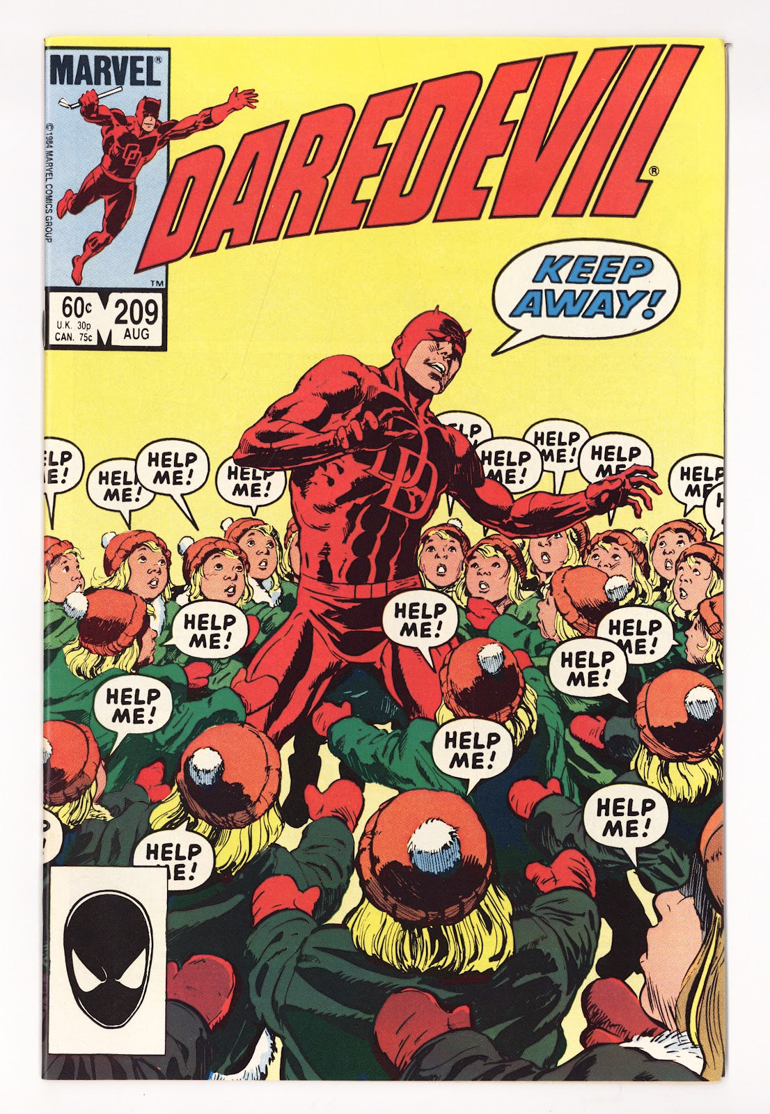 Daredevil Vol 1 209  High Grade   (1984)   Direct  