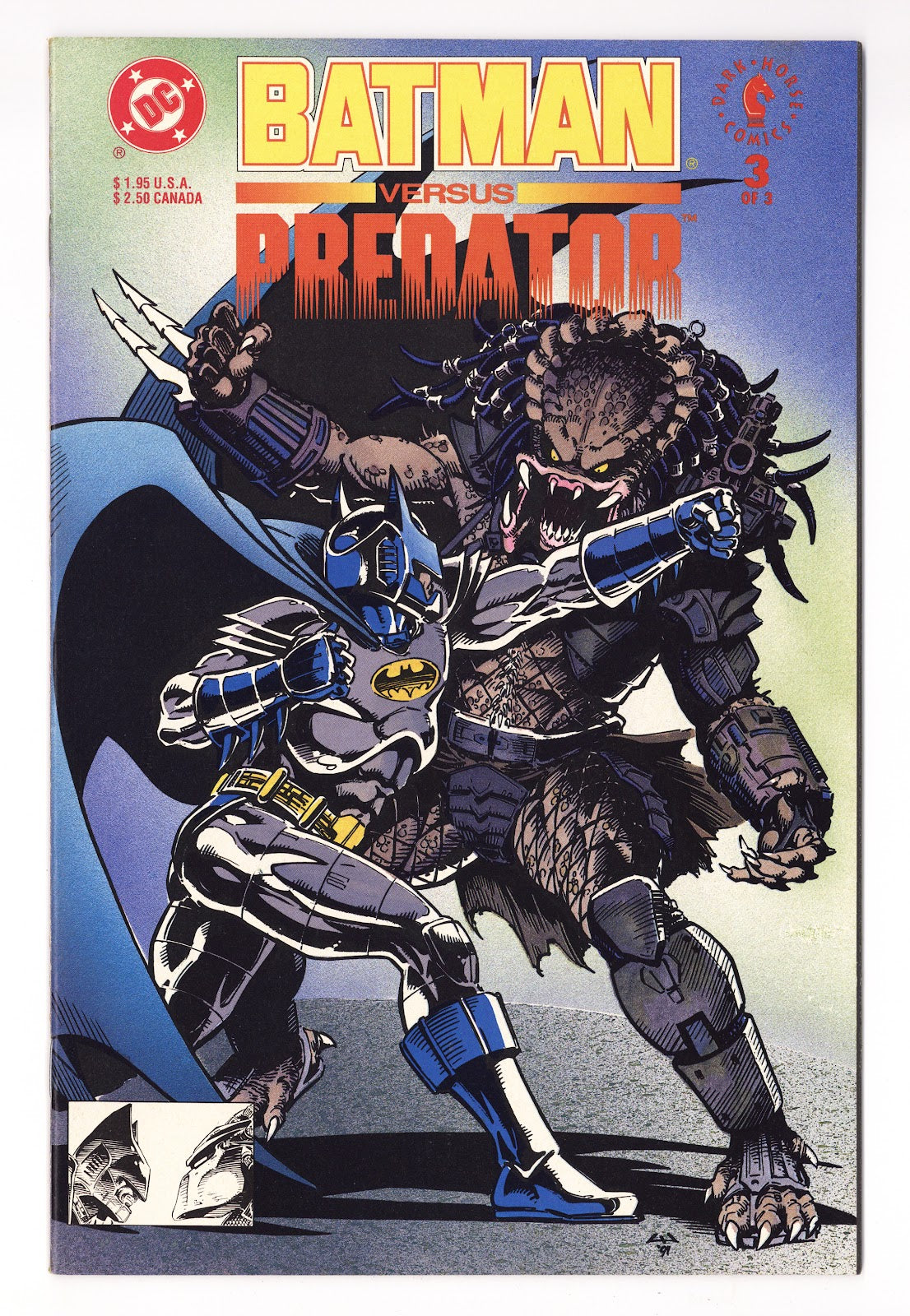 Batman versus Predator [Regular] 3 Mid Grade (1992) 
