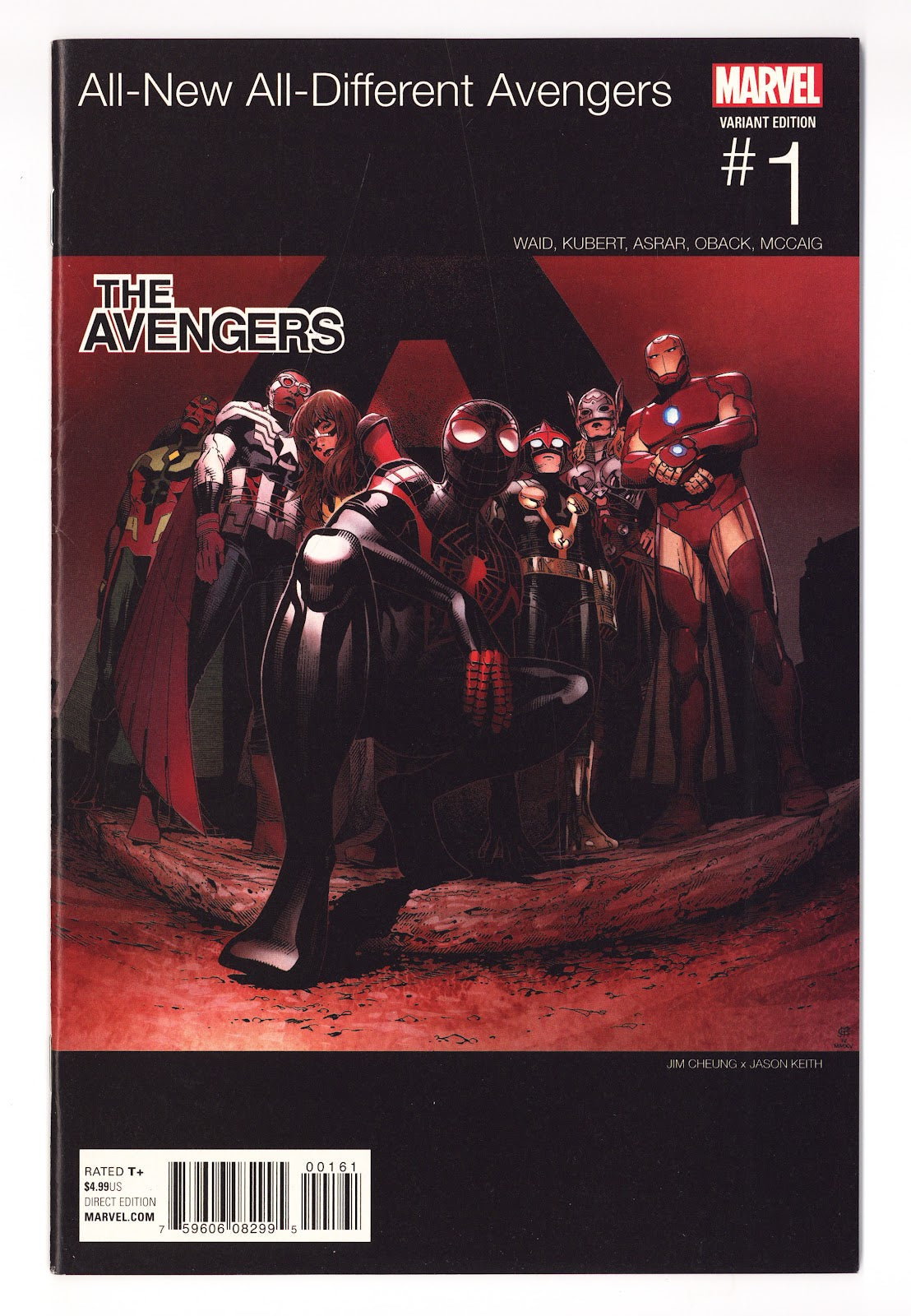 All-New, All-Different Avengers Vol 1 1 VF- (7.5) (2016) Cheung Hip-Hop Variant 
