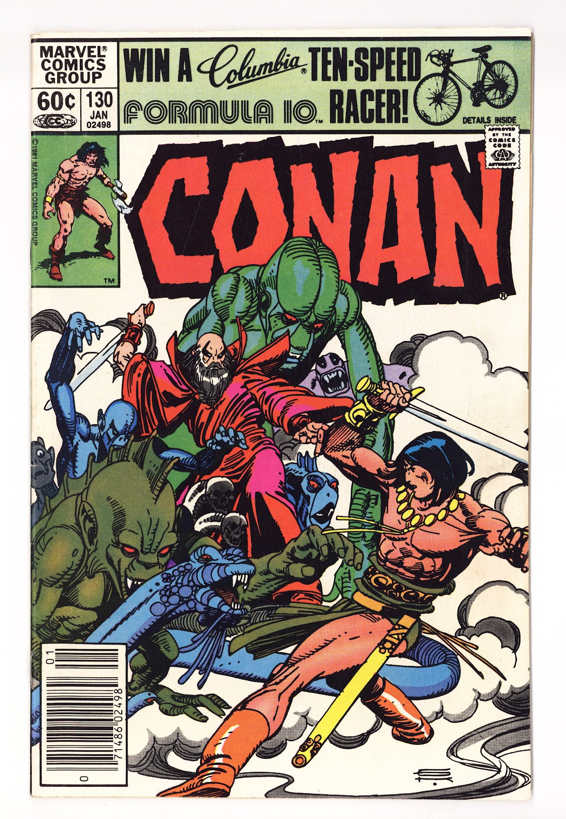 Conan the Barbarian Vol 1 130  Mid Grade   (1982)   Newsstand  