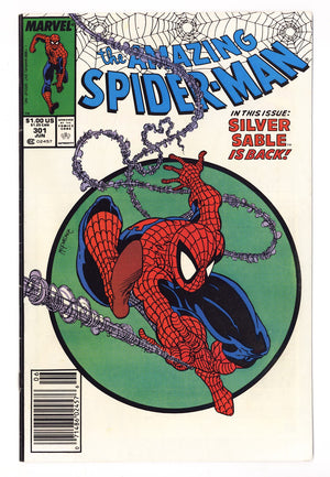 The Amazing Spider-Man Vol 1 301 FN (6.0) (1988) Newsstand