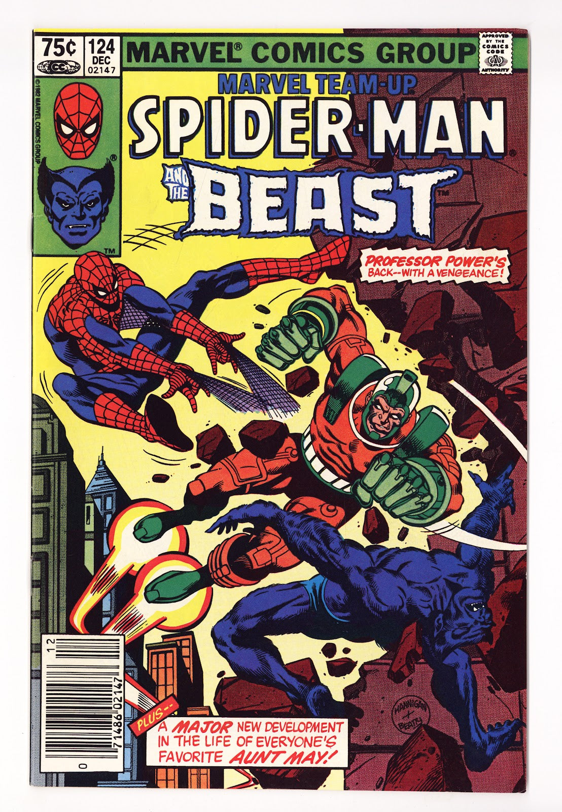 Marvel Team-Up Vol 1 124  Mid Grade   (1982)   Canadian Price Variant  