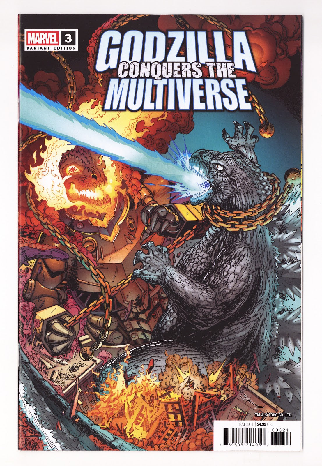 Godzilla Conquers the Multiverse #3 (2026) Bagley Variant