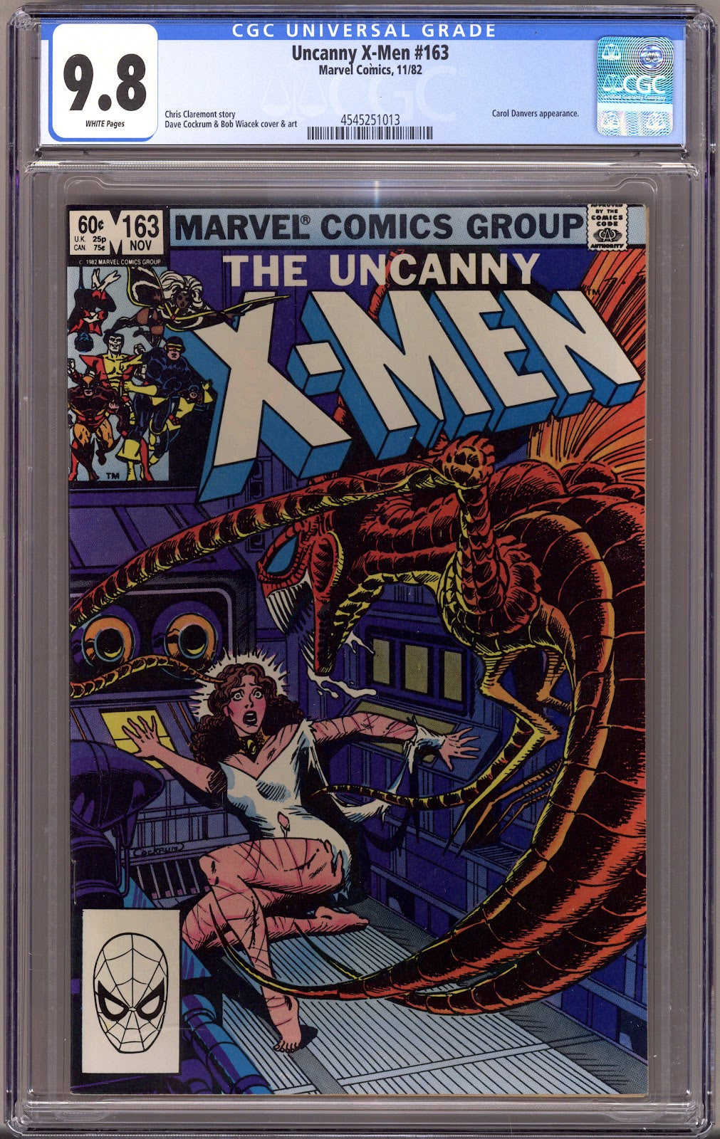 The Uncanny X-Men Vol 1 163 CGC 9.8 (NM/M)   (1982)