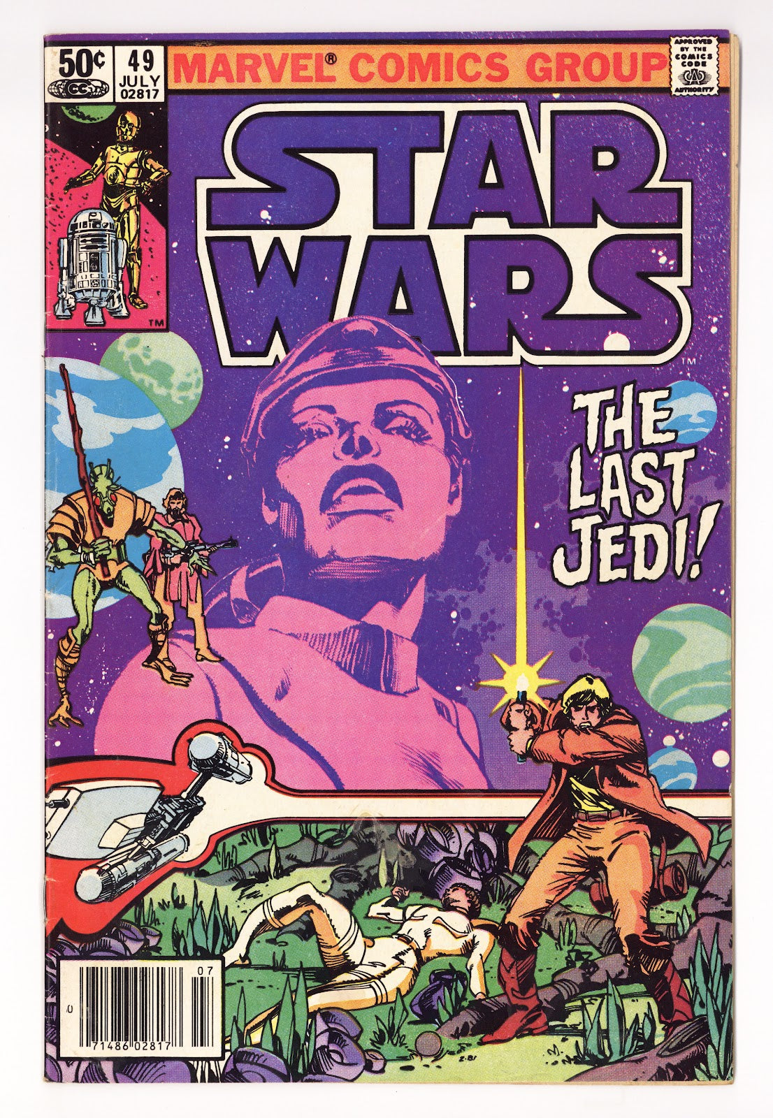 Star Wars Vol 1 49  Low Grade   (1981)   Newsstand  