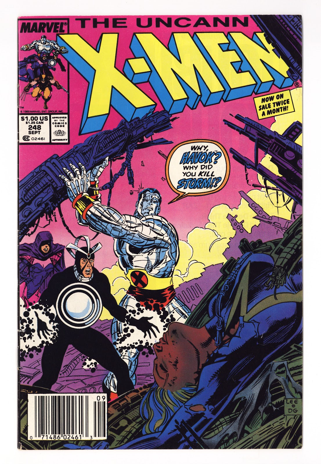 The Uncanny X-Men Vol 1 248  VG/FN (5.0)   (1989)   Newsstand  