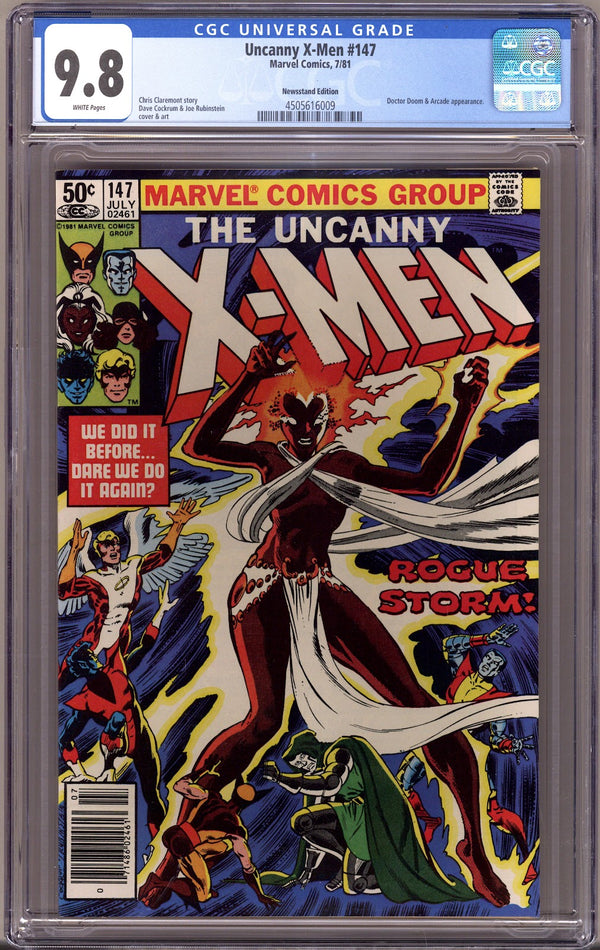 The Uncanny X-Men Vol 1 147 CGC 9.8 (NM/M)   (1981)   Newsstand