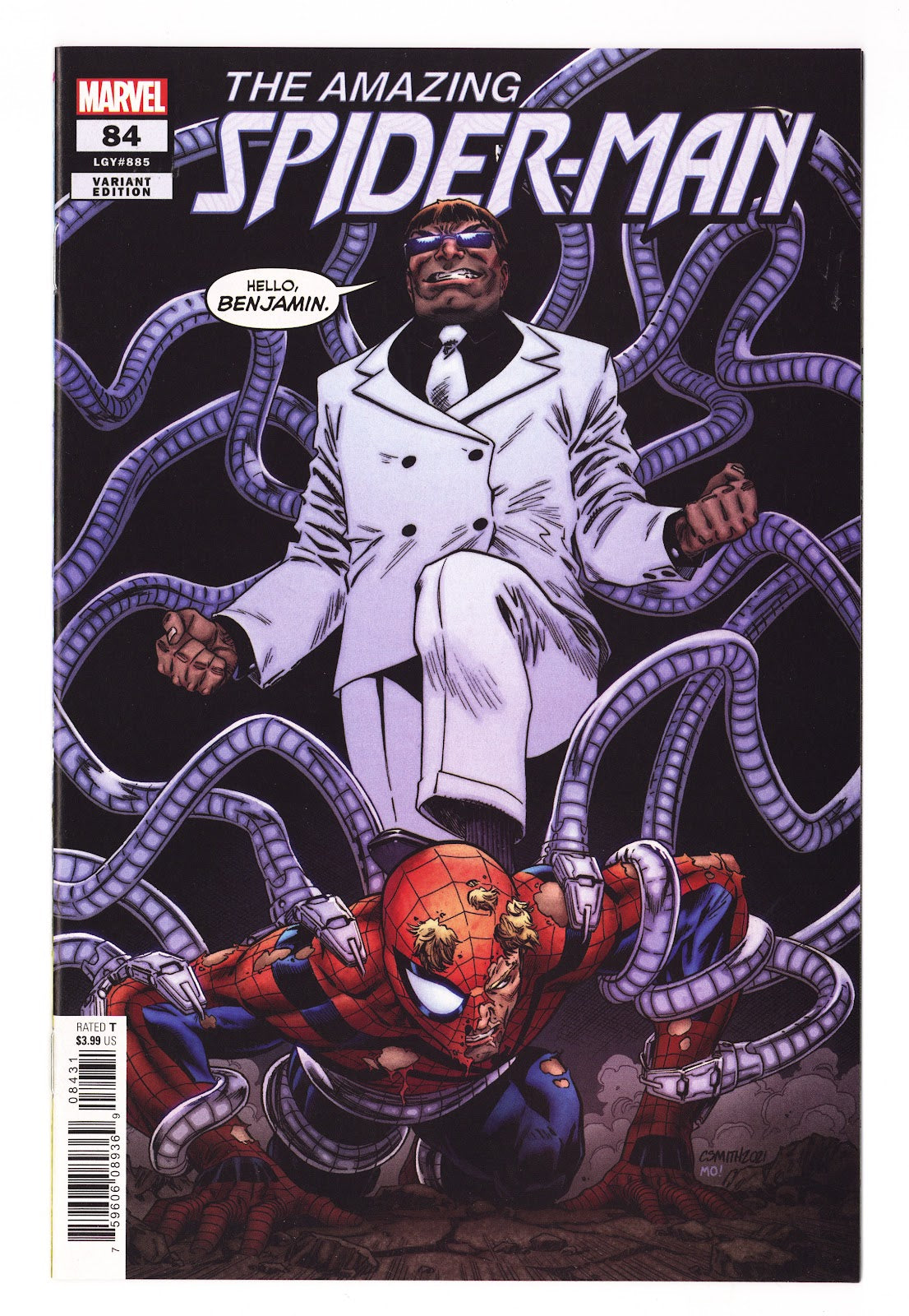 Amazing Spider-Man Vol 5 84 (885) High Grade (2022) Smith Variant 