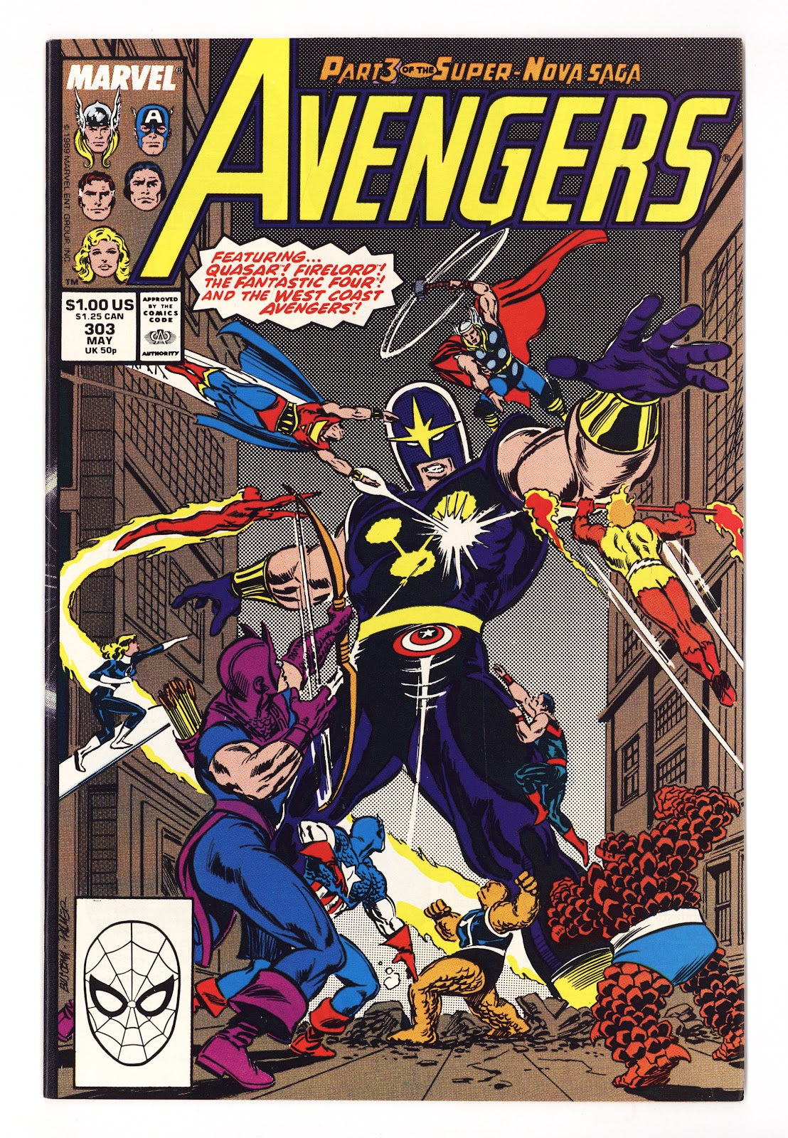 The Avengers Vol 1 303 High Grade (1989) 