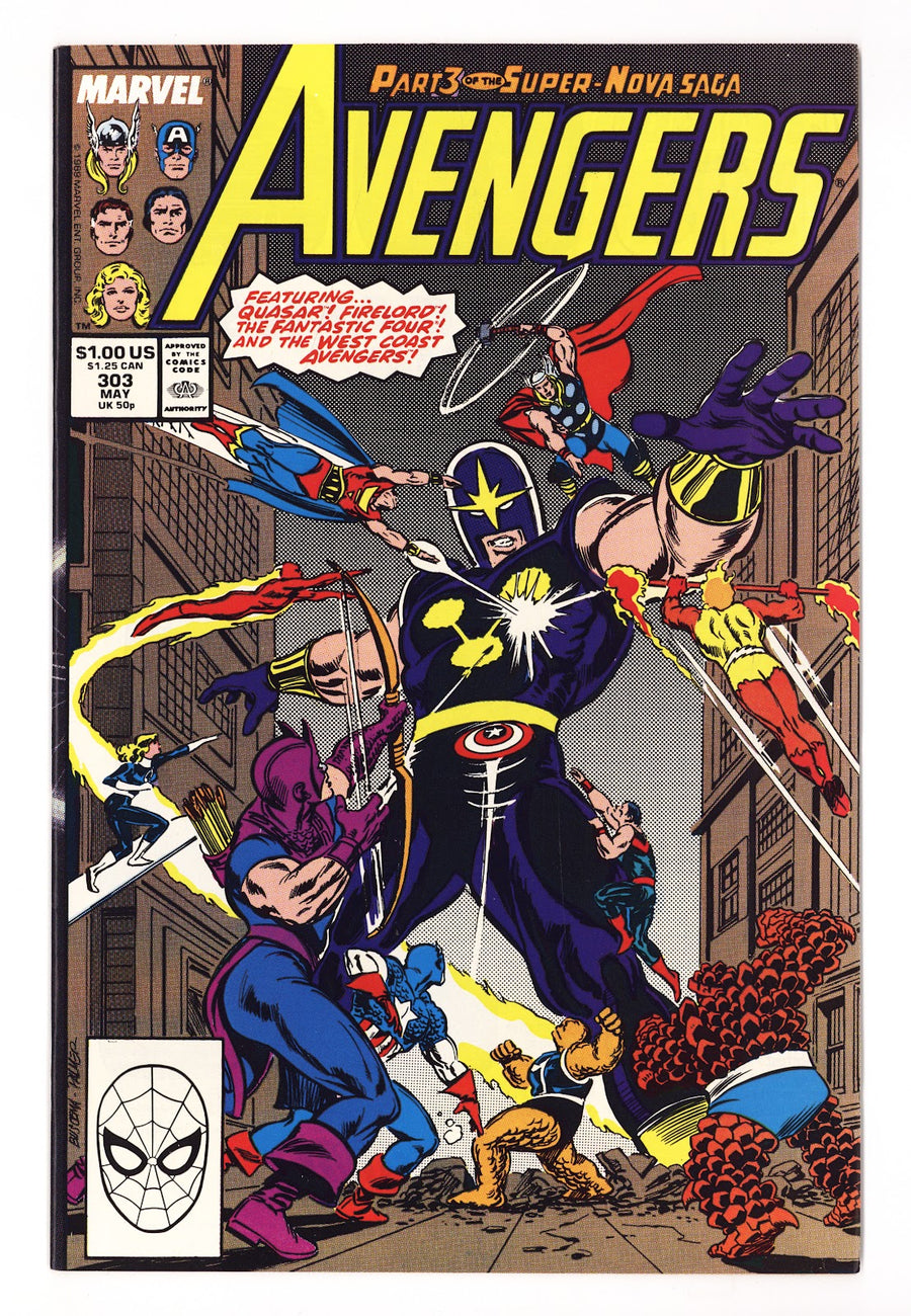 The Avengers Vol 1 303 High Grade (1989) 
