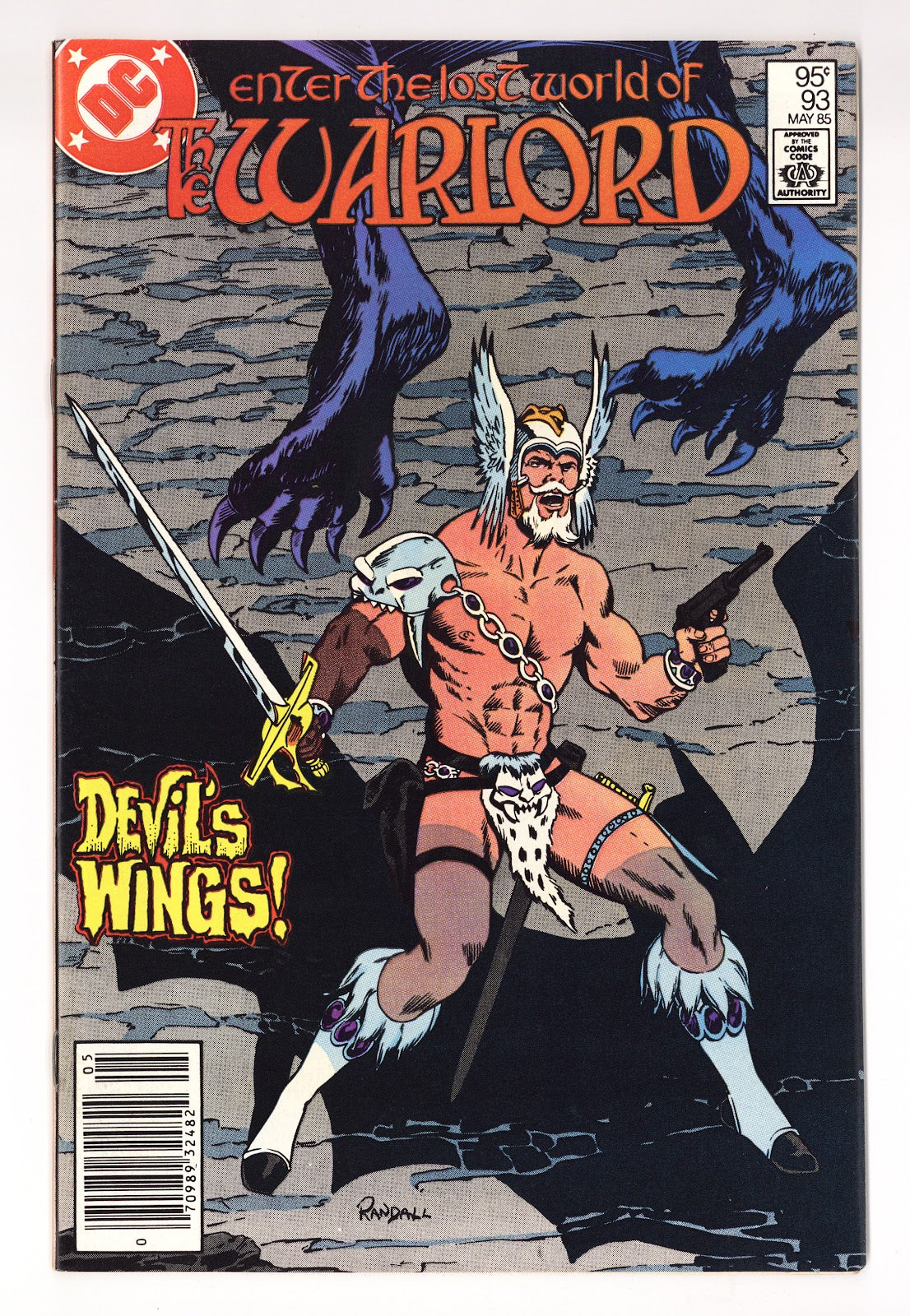 Warlord Vol 1 93  High Grade   (1985)   Canadian Price Variant