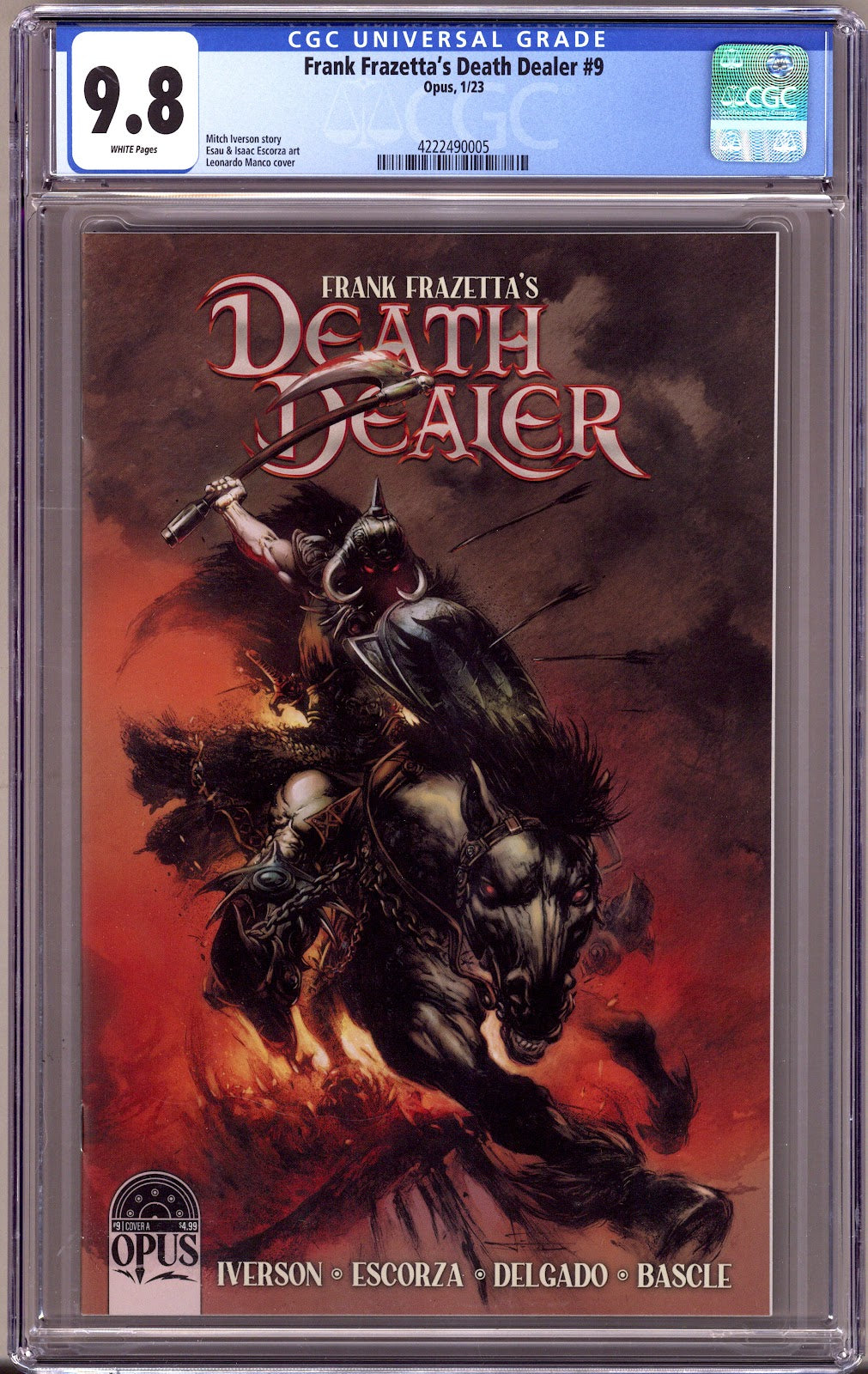 Frank Frazetta's Death Dealer 9 CGC 9.8 (NM/M) (2023) 
