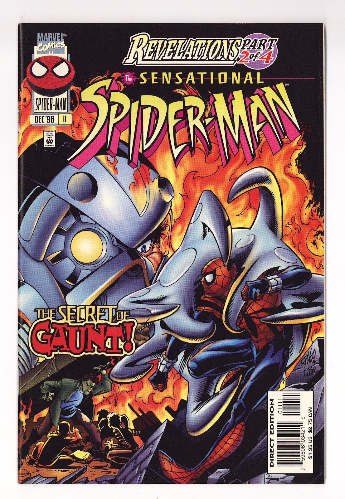 The Sensational Spider-Man Vol 1 11 High Grade (1996) Direct Edition 