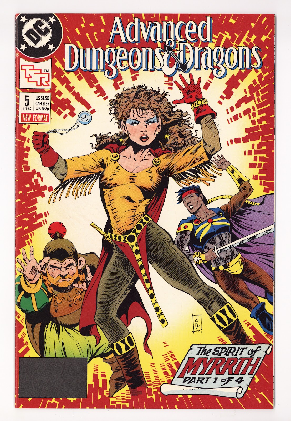Advanced Dungeons & Dragons Comic Book 5 High Grade (1989) 