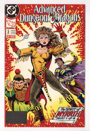 Advanced Dungeons & Dragons Comic Book 5 High Grade (1989)