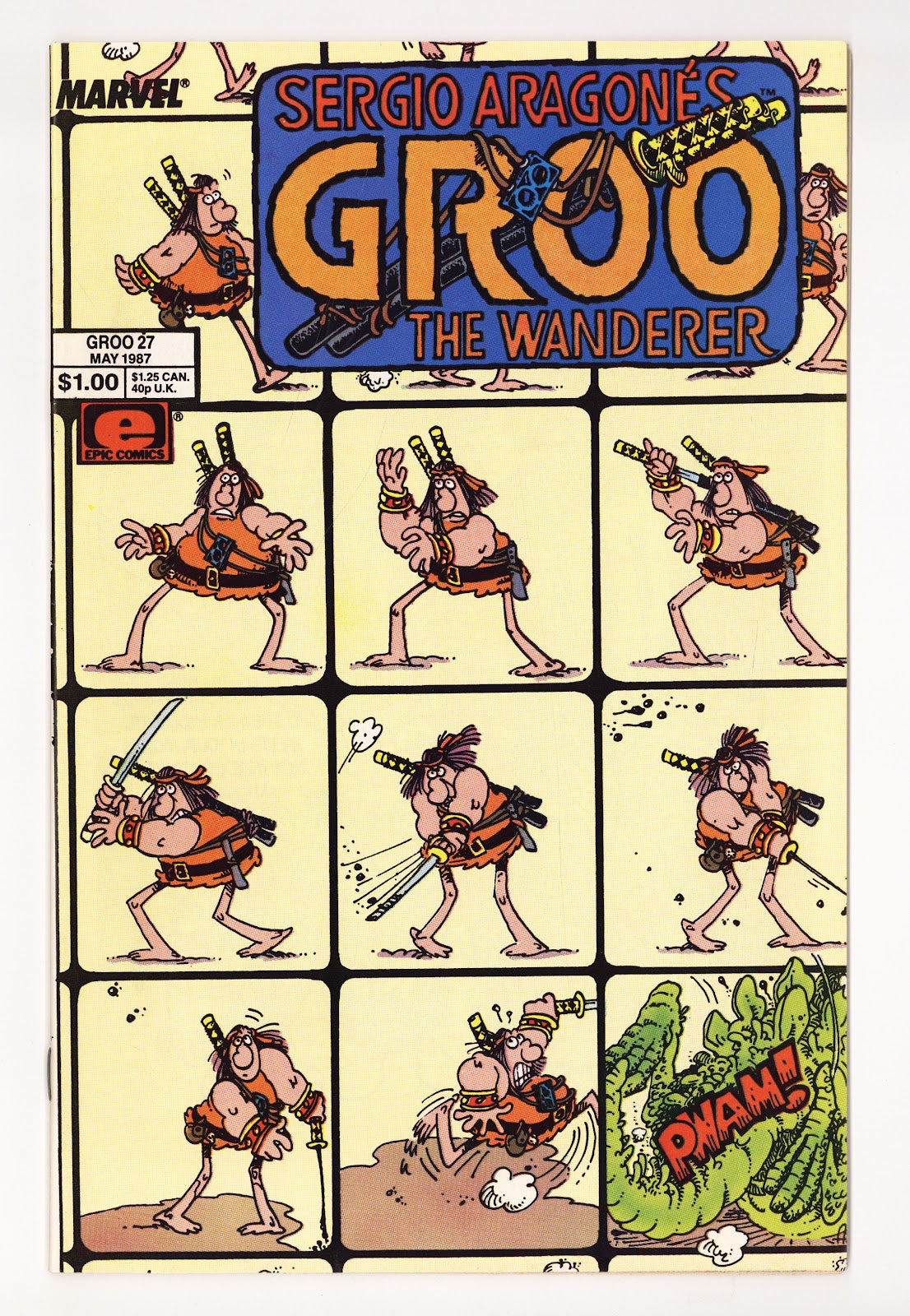 Sergio Aragones Groo the Wanderer Vol 2 27  High Grade   (1987)   Direct  