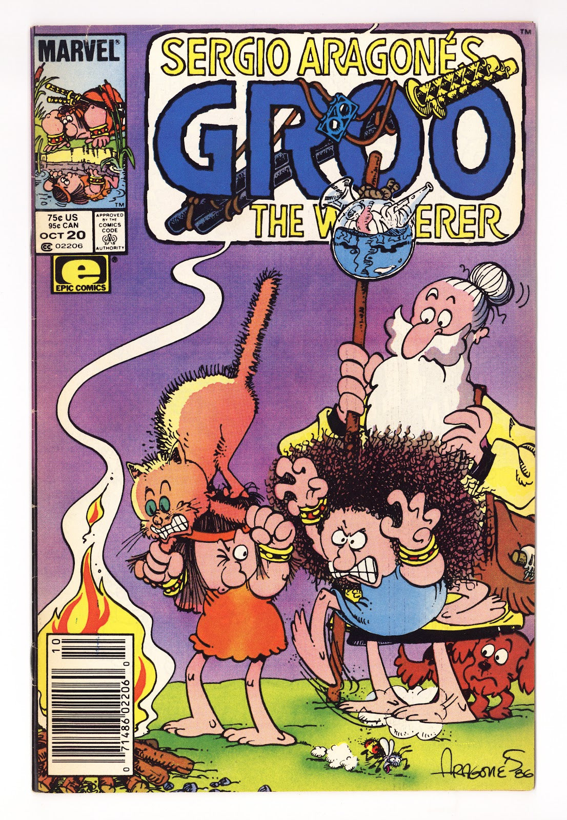 Sergio Aragones Groo the Wanderer Vol 2 20  Mid Grade   (1986)   Newsstand