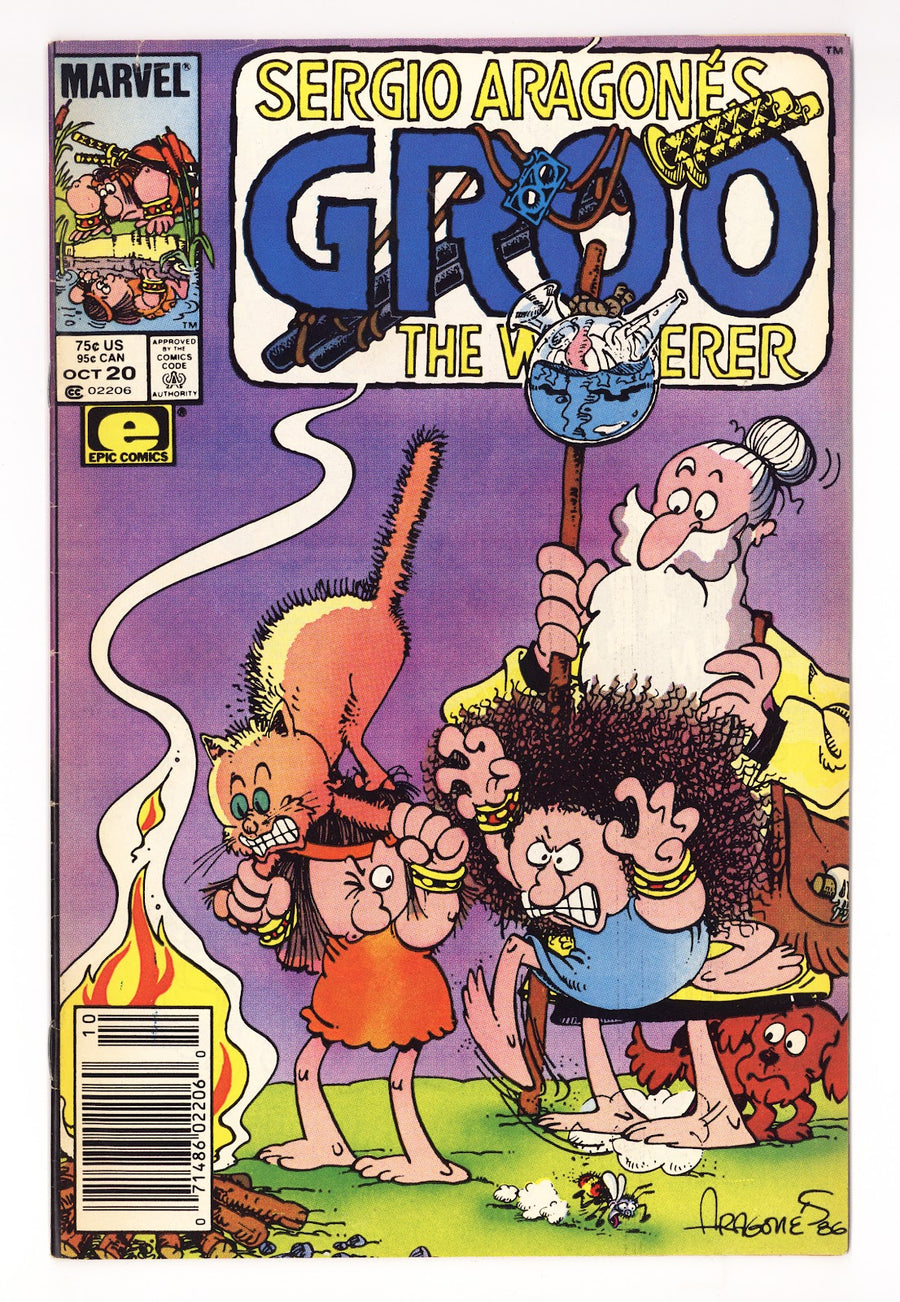Sergio Aragones Groo the Wanderer Vol 2 20  Mid Grade   (1986)   Newsstand