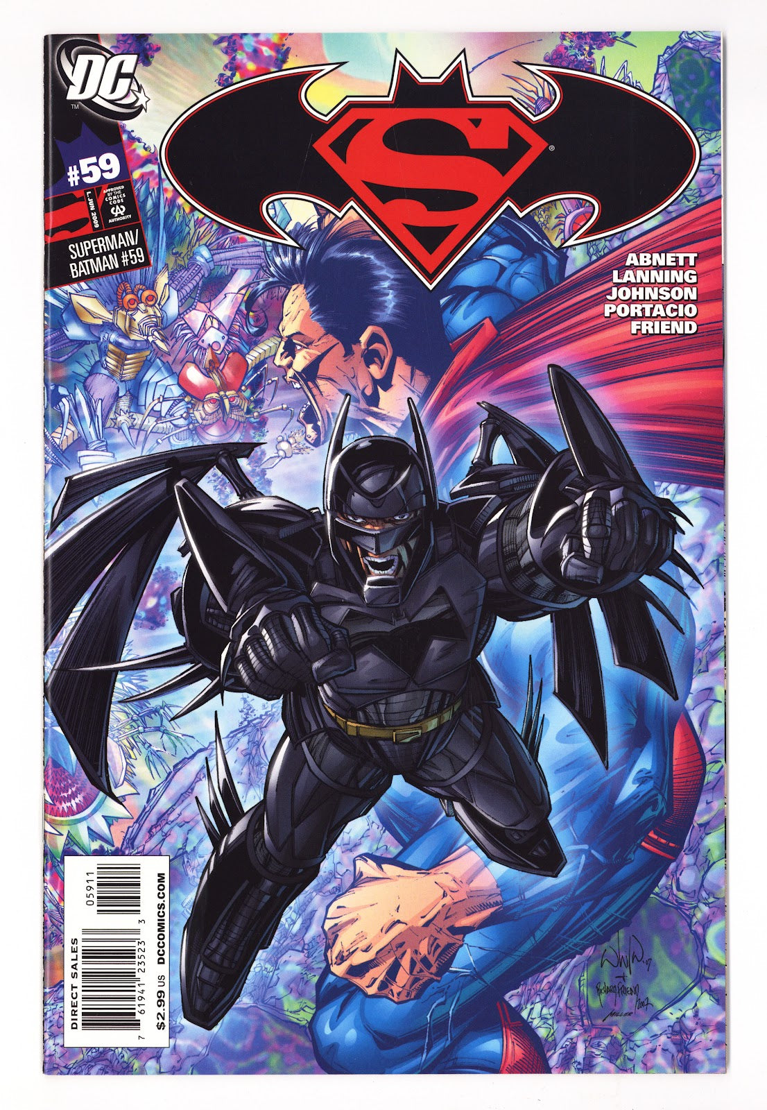 Superman / Batman   59  High Grade   (2009)   Direct Sales  