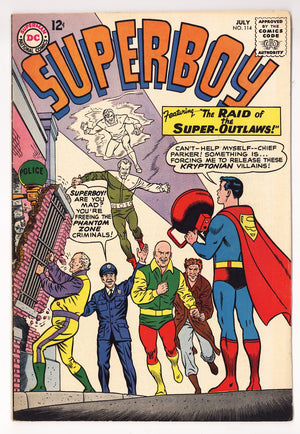 Superboy Vol 1 114  VG/FN (5.0)   (1964)