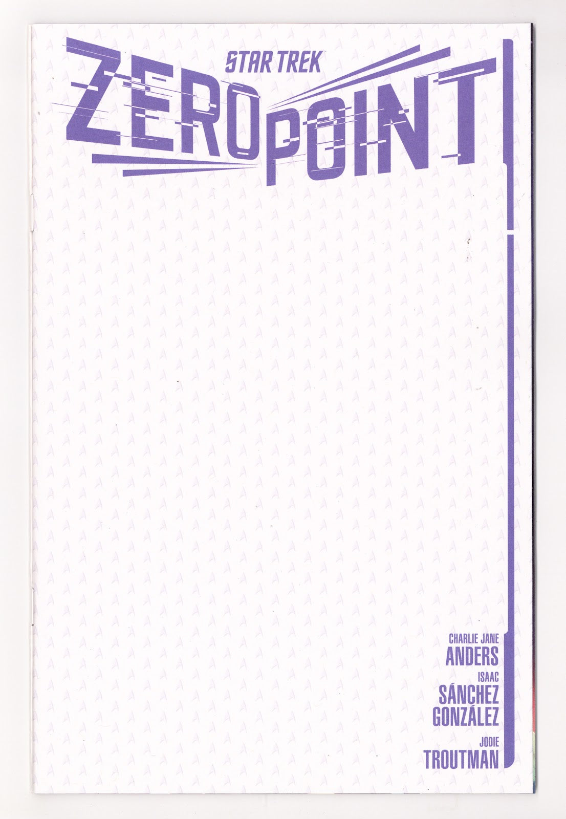 Star Trek: Zero Point #1 (2026) Sketch Variant