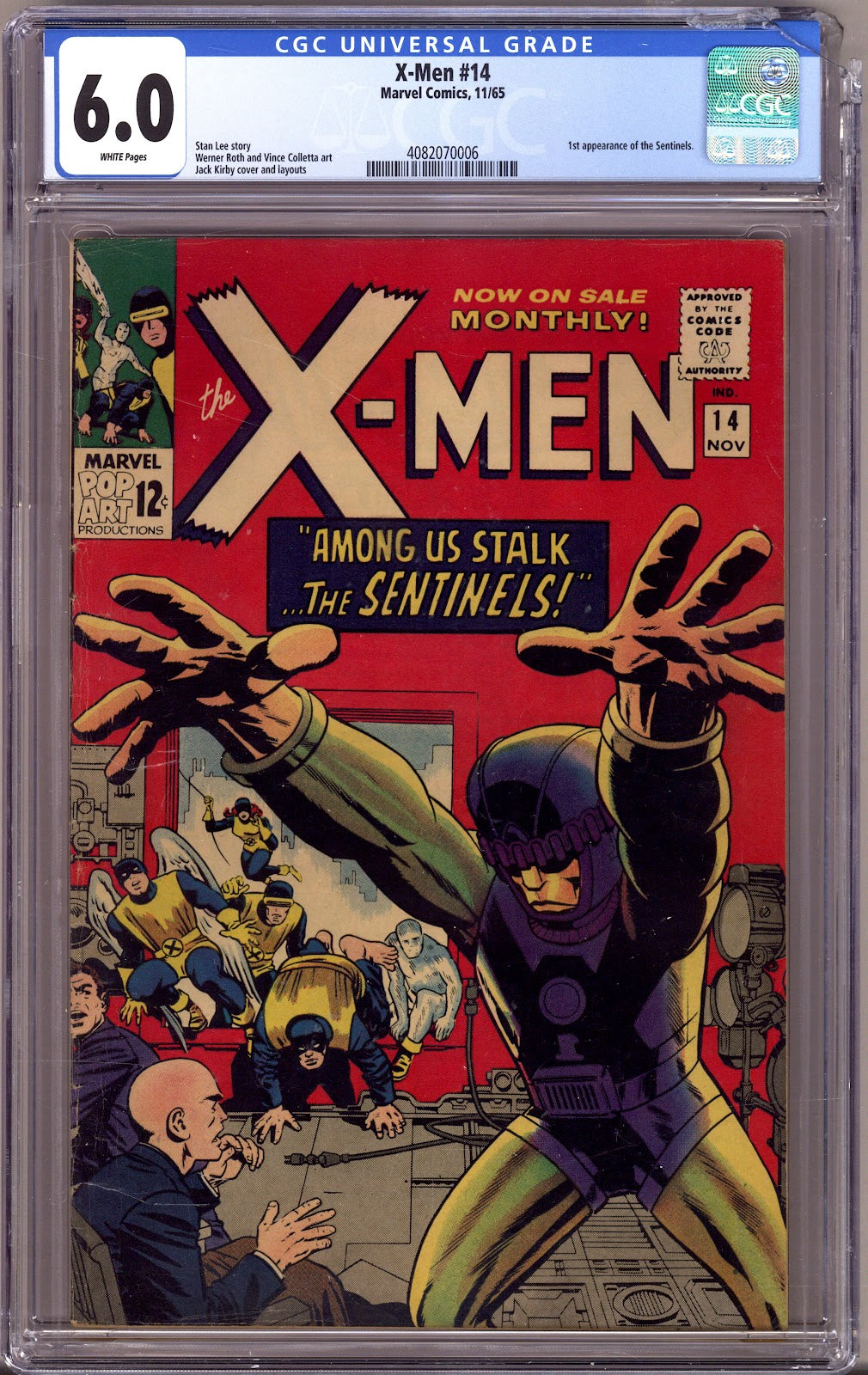 The X-Men Vol 1 14 CGC 6.0 (FN) (1965) 