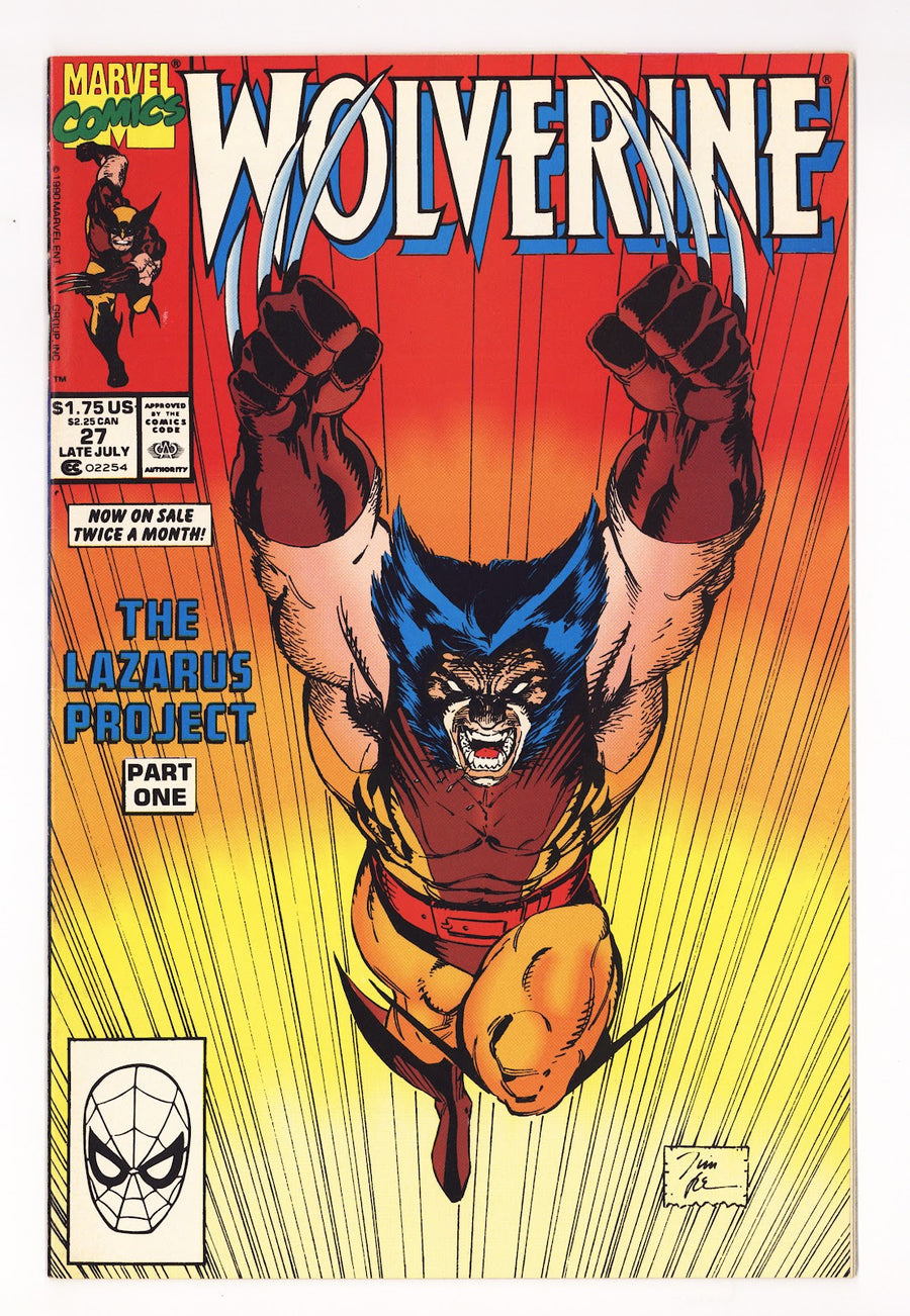 Wolverine Vol 2 27  FN/VF (7.0)   (1990)     