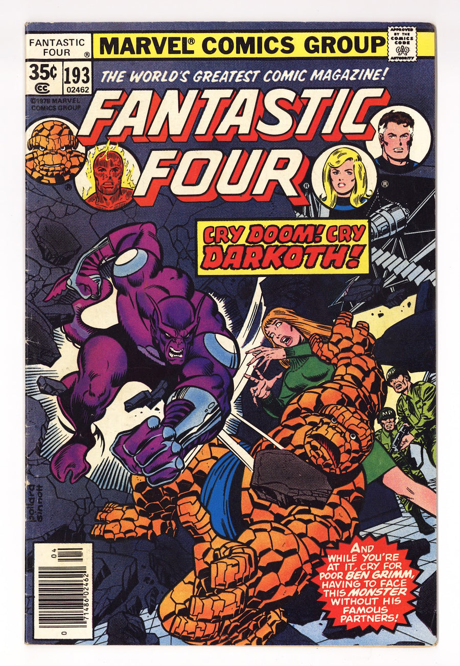 Fantastic Four Vol 1 193 Low Grade (1978) 