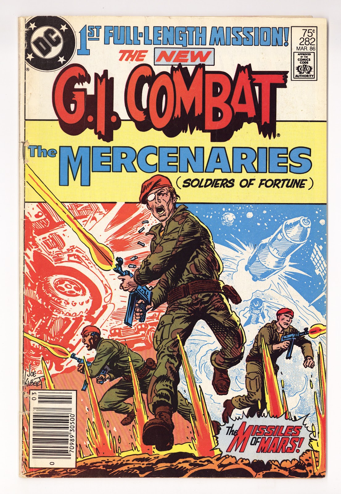 G.I. Combat Vol 1 282  Very Low Grade   (1986)   Newsstand