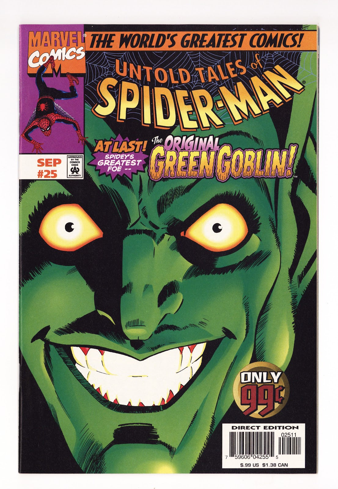 Untold Tales of Spider-Man 25 High Grade (1997) 