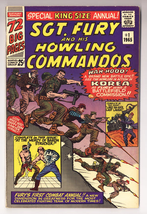 Sgt. Fury Annual Vol 1 1  VG/FN (5.0)   (1965)   Canadian Edition