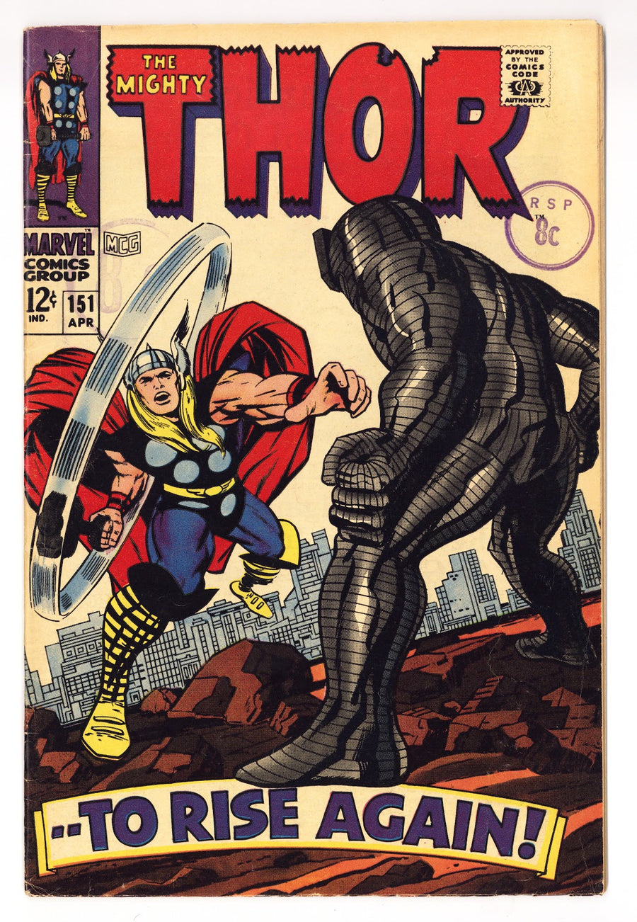 Thor Vol 1 151  VG+ (4.5)   (1968)